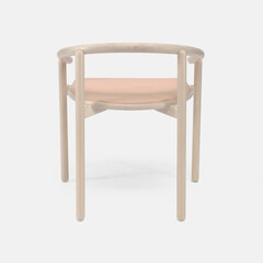 Light wooden comfortable chair, house sitting furniture