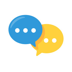 speech text box with three dots Conversation concept to exchange ideas.