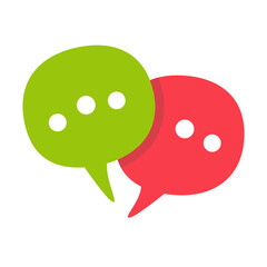 speech text box with three dots Conversation concept to exchange ideas.