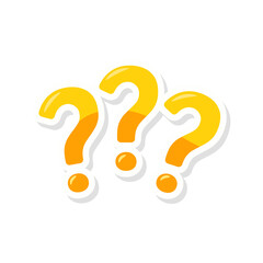 speech bubbles with question marks doubt concept problem solving