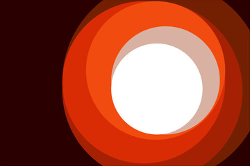 abstract background with circles red and dorange. website or banner background template.