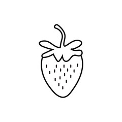 strawberry icon template design