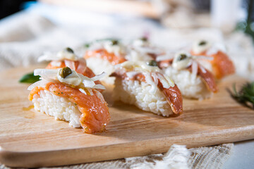 Salmon Sushi
salmon
Salmon Salad
salmon rice