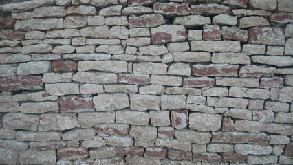 Texture: stonework. Decorative rock. Texture of gray stone. Stone tiles. stone wall