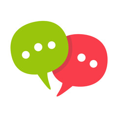 speech text box with three dots Conversation concept to exchange ideas.