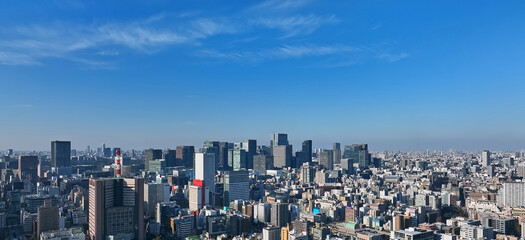 都市の空撮