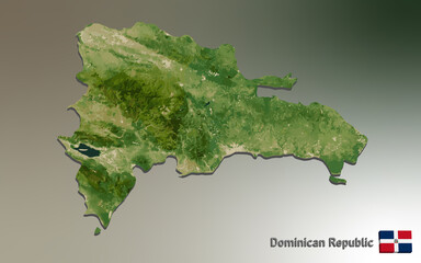 Dominican Republic Mosaic Map