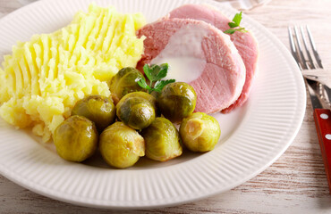 Traditional Irish meal