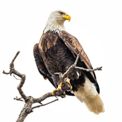 American Bald Eagle on branch