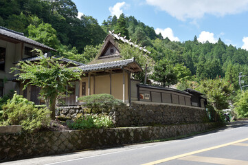 北山杉の里　中川の街並み　京都市北区中川