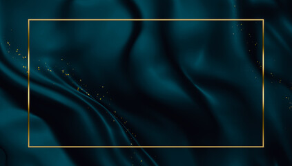 glitter text frame fluttering canvas background Shiny stripe texture 3D illustration © kanokruedee