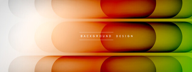 Abstract background - geometric composition created with lights and shadows. Technology or business digital template