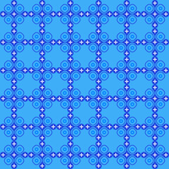 Blue Decorative Pattern. Classic and Minimalistic Digital Paper