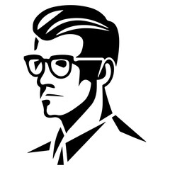 person with glasses