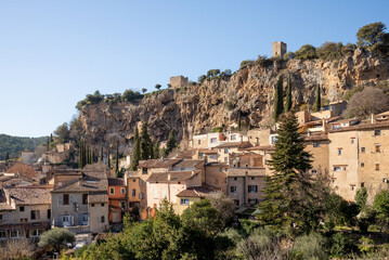 Cotignac is a French village in Provence. It is famous for its troglodyte dwellings that are carved...