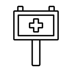 Obraz premium Signboard Icon