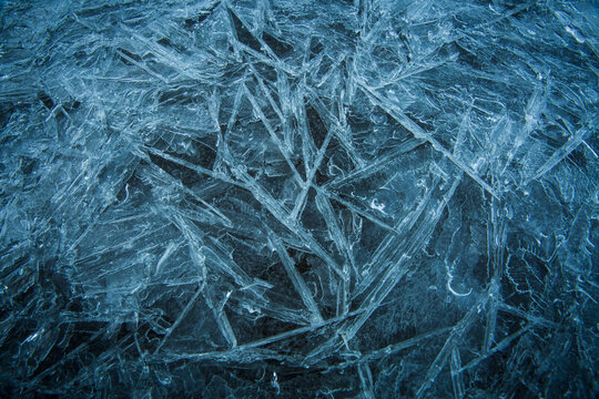 Full frame of ice