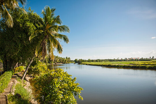 calm river at Quang Nam province