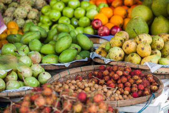 fruit on street market in Hoi An