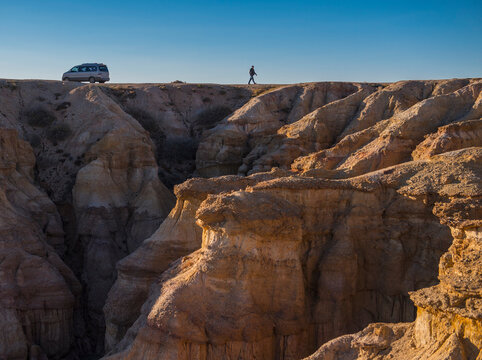 Flaming Cliffs of Gobi Desert, Mongolia