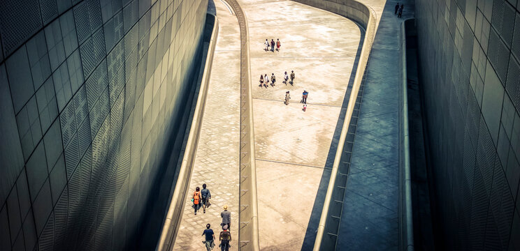 Dongdaemun Design Plaza in Seoul, South Korea