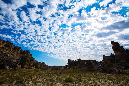Clouds in an African plateau.