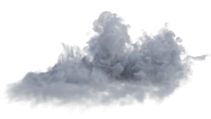 Smoke and fire explosion isolated. 3d render © Totomonk