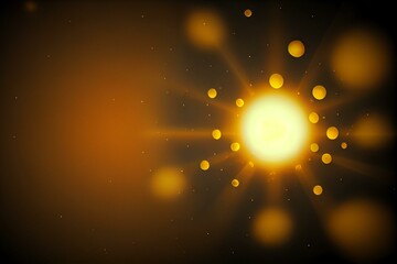 sun lights background image in a minimalistic style, extreme resolution, AI Generated