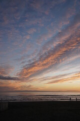 tramonto a marina di massa