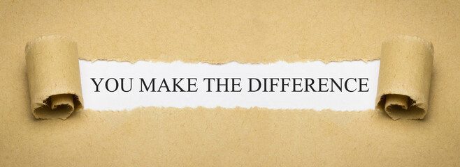 You make the difference - obrazy, fototapety, plakaty