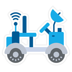Moon Rover Sticker Icon