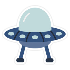 Ufo Sticker Icon