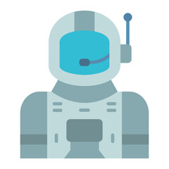 Astronaut Flat Icon