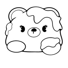 Retro Bear Summer Spring Love Honey 