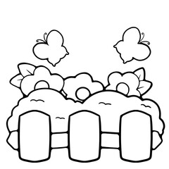 cute retro bear hello spring and summer