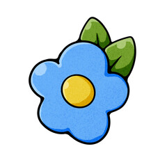 cute retro bear hello spring and summer