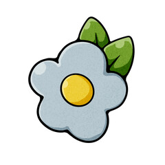 cute retro bear hello spring and summer