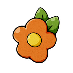 cute retro bear hello spring and summer