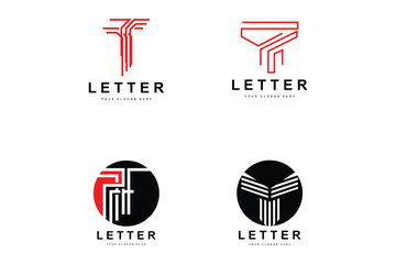 T Letter Logo, Modern Letter Style Vector, Design Suitable For Product Brands With T Letter