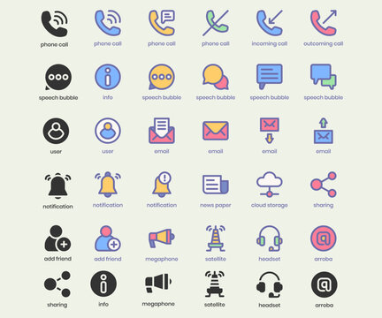 Social media logos and icons set Free Vector suitable for website Free Vector illustration