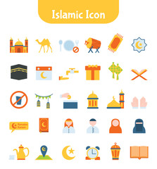 Islamic Icon or Ramadan Icon, for website design, mobile design speccial ramadan, use on banner, greeting card etc.
