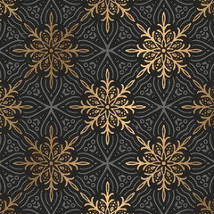 Fototapeta premium Ikat,batik print,Abstract ,madhubani,kalamkari,block-print,Geometric,Ajrakh Pattern and Background digital printing textile 