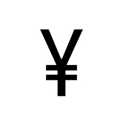 Fototapeta premium Japanese currency Yen sign. JPY icon. currencies symbol icon. Money icon set. Isolated currency symbol illustration. Finance sign. 