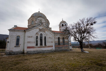 Fototapeta na wymiar Church of the Holy Trinity in the village of Gaber