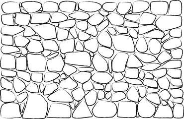 seamless pattern of stone