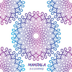 Mandala background golden.