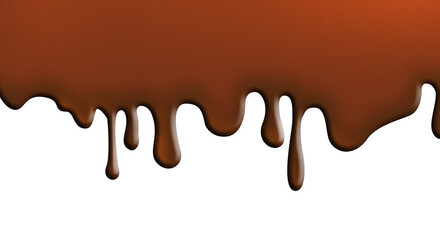 chocolate dripping graphic element