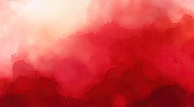 Red Watercolor Background