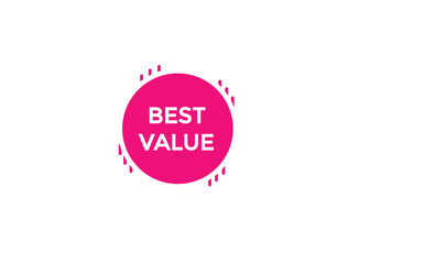 best value button vectors.sign label speech bubble best value
