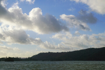 clouds over windermere lake